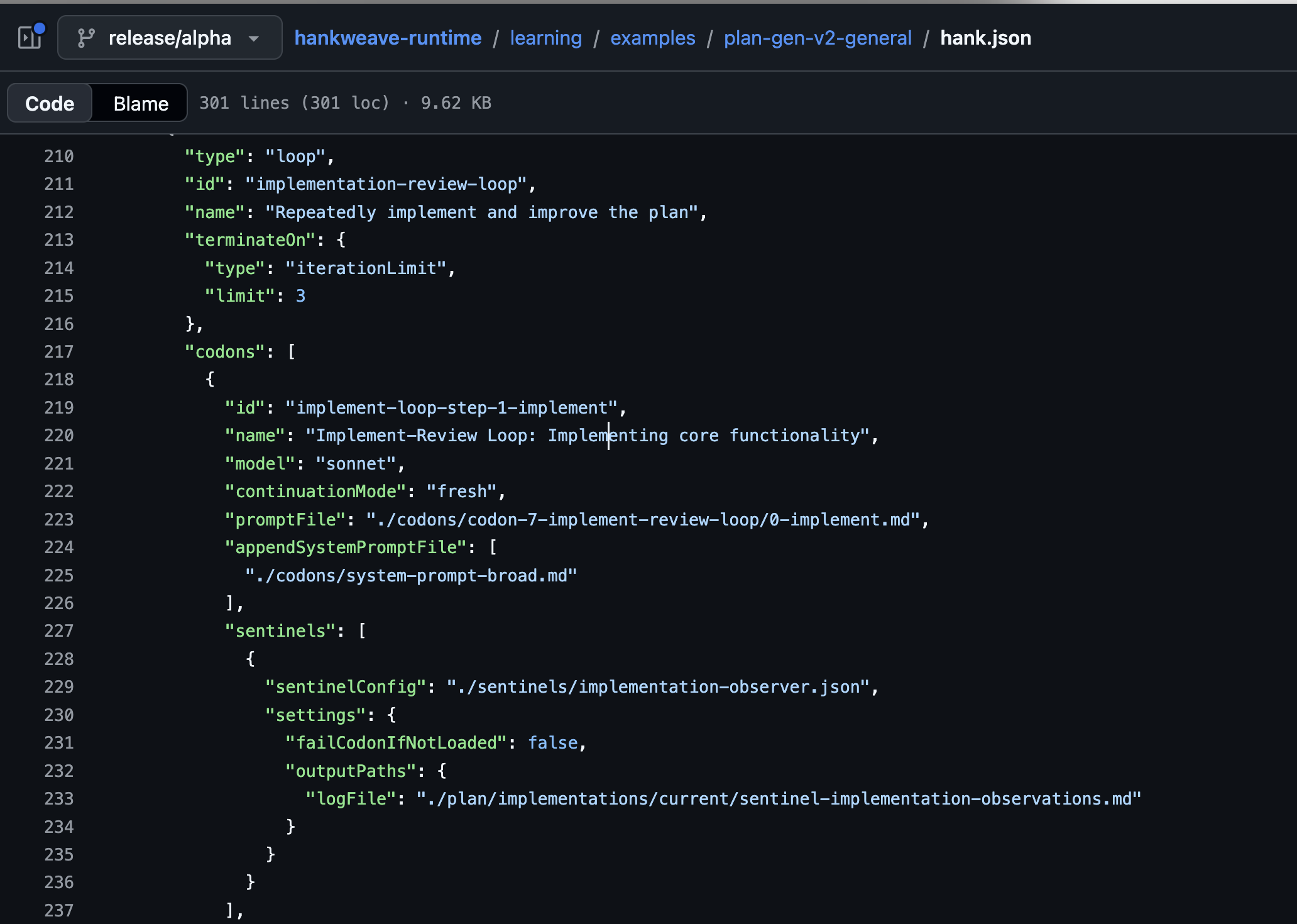 The implementation review loop in our planning hank